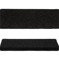 vidaXL Productos Del Hogar-Alfombrillas para escaleras 15 unidades 65x21x4 cm Borde Rectangular