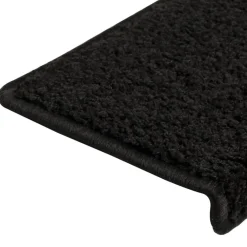 vidaXL Productos Del Hogar-Alfombrillas para escaleras 15 unidades 65x21x4 cm Borde Rectangular