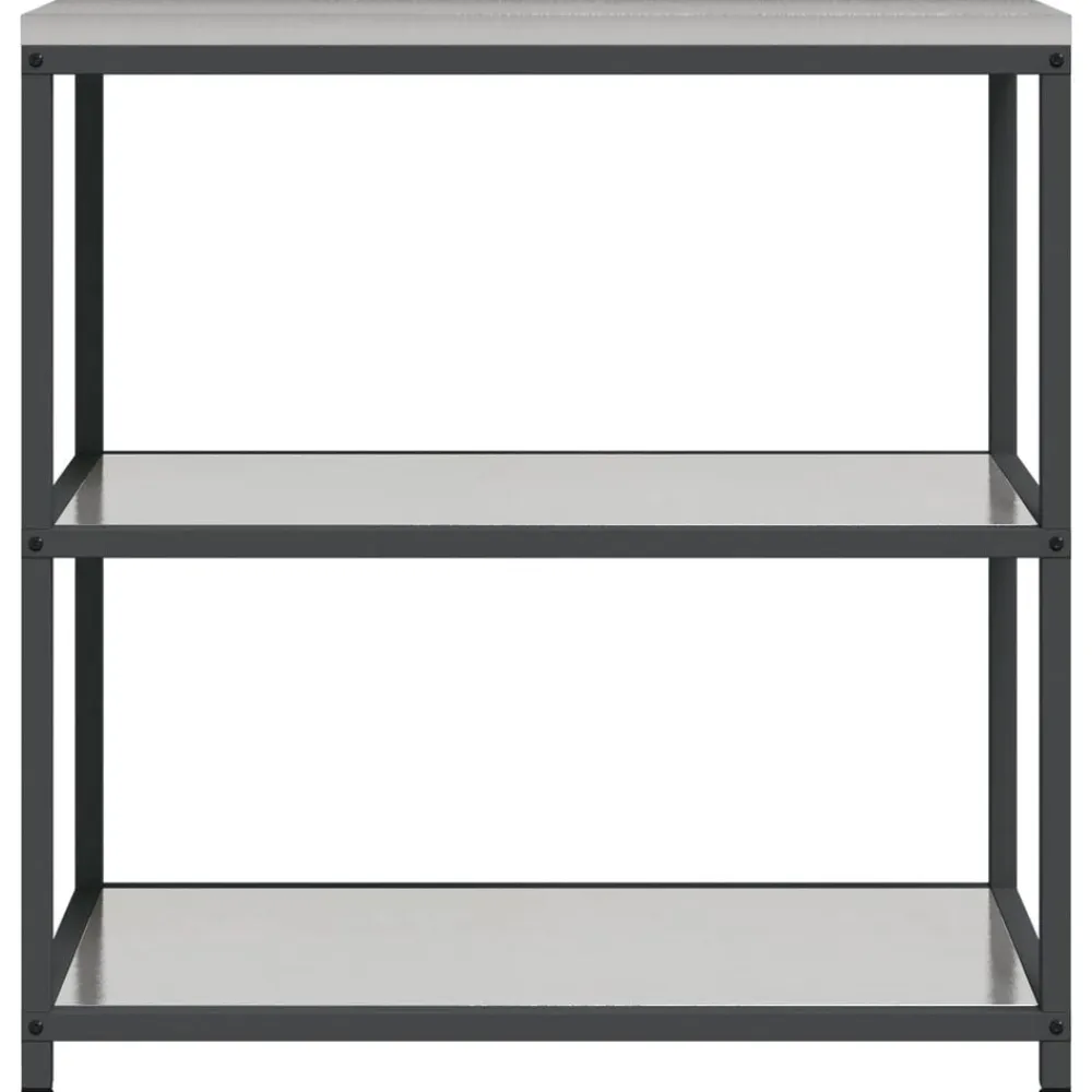 vidaXL Armarios Y Almacenamiento-Almacenamiento de cocina Plateado 90 x 50 x 92 cm Acero