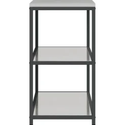 vidaXL Armarios Y Almacenamiento-Almacenamiento de cocina Plateado 90 x 50 x 92 cm Acero