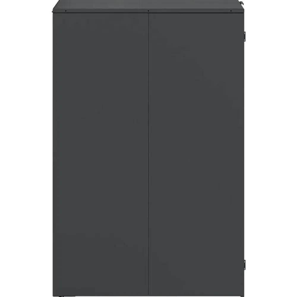 vidaXL Almacenamiento de Contenedor Rodante con Tapa Abatible a Gas para Contenedor de 240L