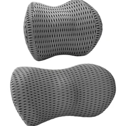 vidaXL Ropa De Casa-Almohada cervical, Almohada lumbar Espuma Viscoelástica