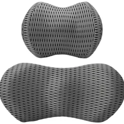 vidaXL Ropa De Casa-Almohada cervical, Almohada lumbar Espuma Viscoelástica