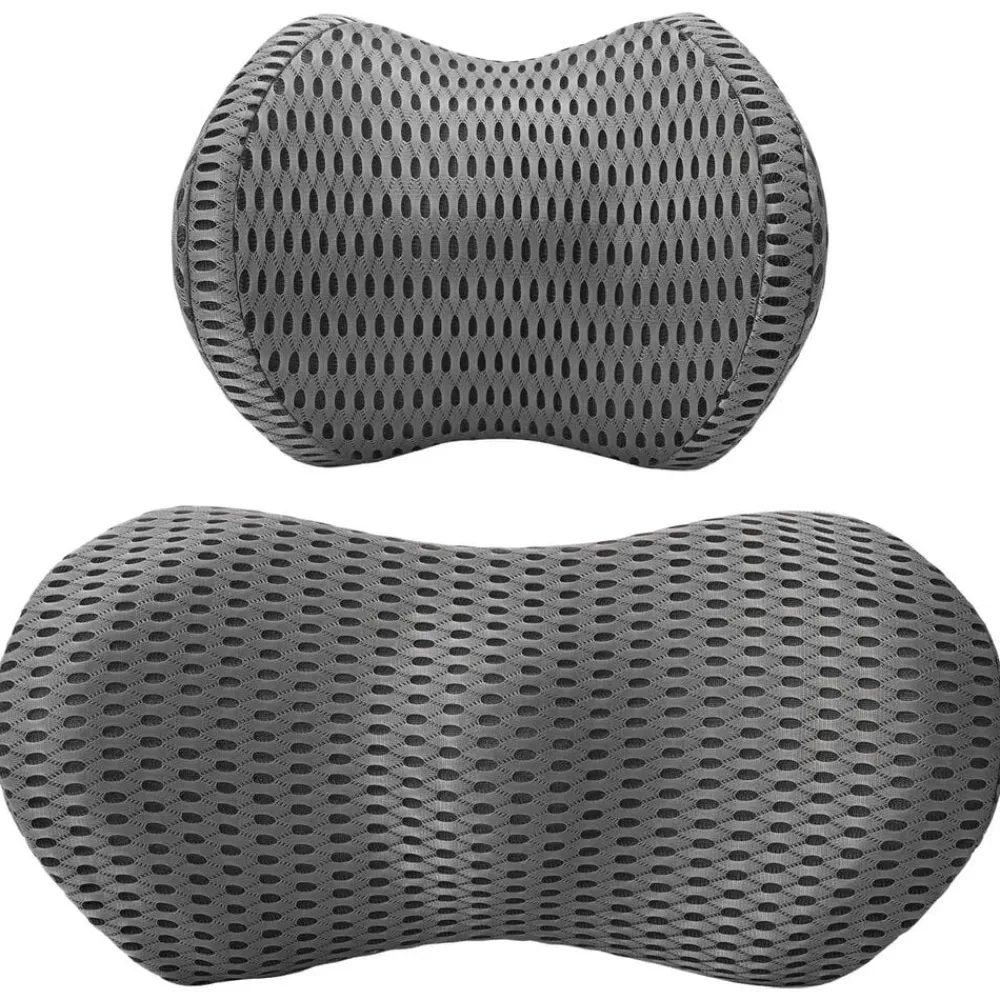 vidaXL Ropa De Casa-Almohada cervical, Almohada lumbar Espuma Viscoelástica