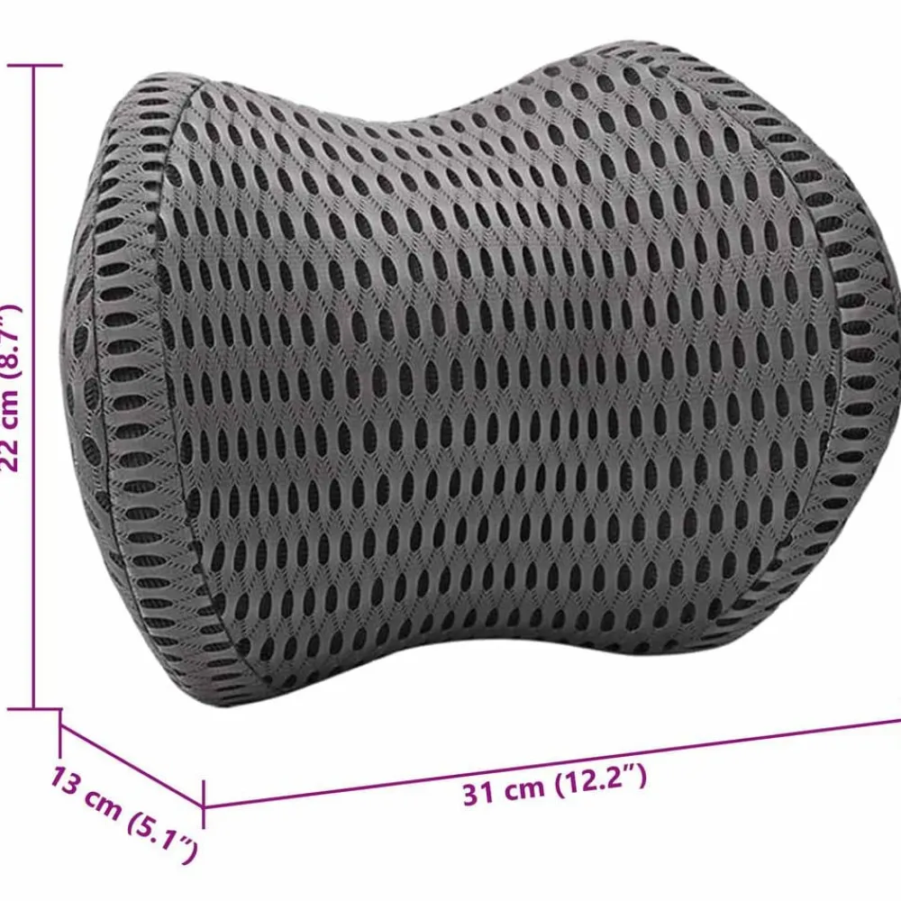vidaXL Ropa De Casa-Almohada cervical Espuma Viscoelástica 31 x 22 x 13 cm
