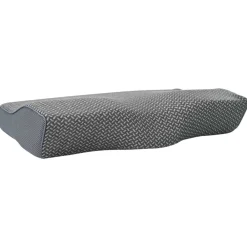 vidaXL Almohada con almohada 60 x 34 x 11 cm Poliéster Gris Hot