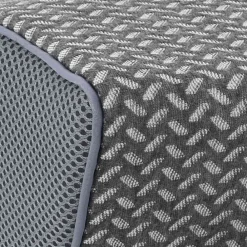 vidaXL Almohada con almohada 60 x 34 x 11 cm Poliéster Gris Hot