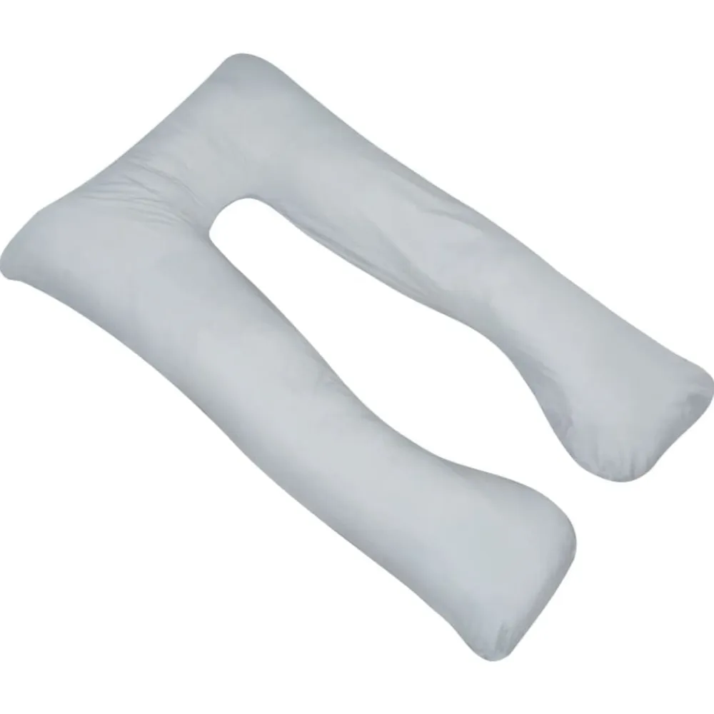 vidaXL Almohada de embarazo 90x145 cm Gris Discount