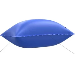 vidaXL Piscina Y Spa-Almohada de piscina de invierno Azul 380 x 180 x 140 cm PVC