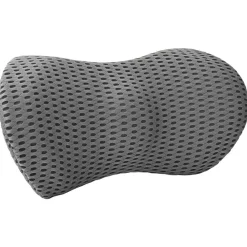 vidaXL Almohada lumbar Espuma Viscoelástica 47,5 x 23 x 12 cm Gris Clearance