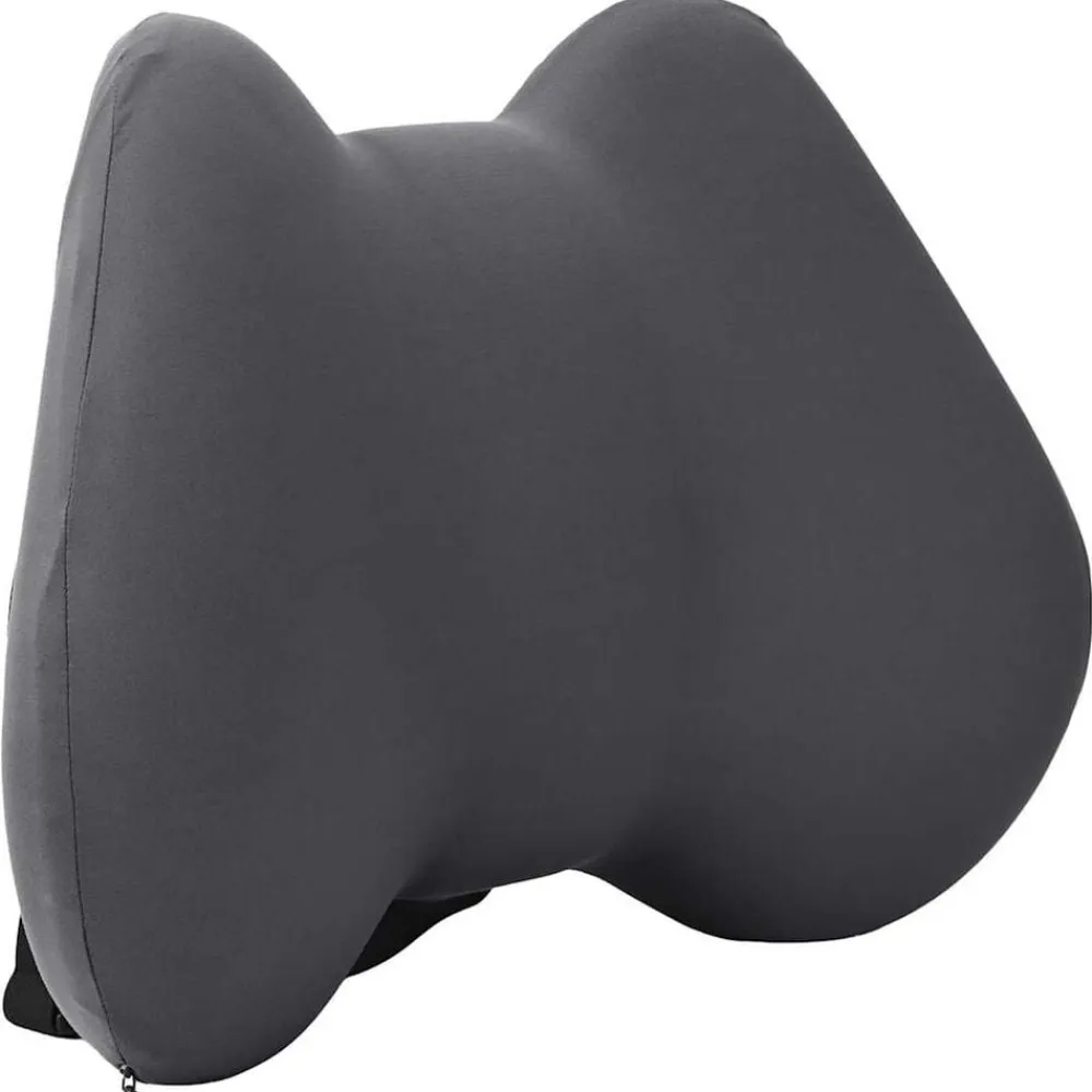 vidaXL Almohada lumbar Espuma Viscoelástica 40 x 32 x 14 cm Gris Sale