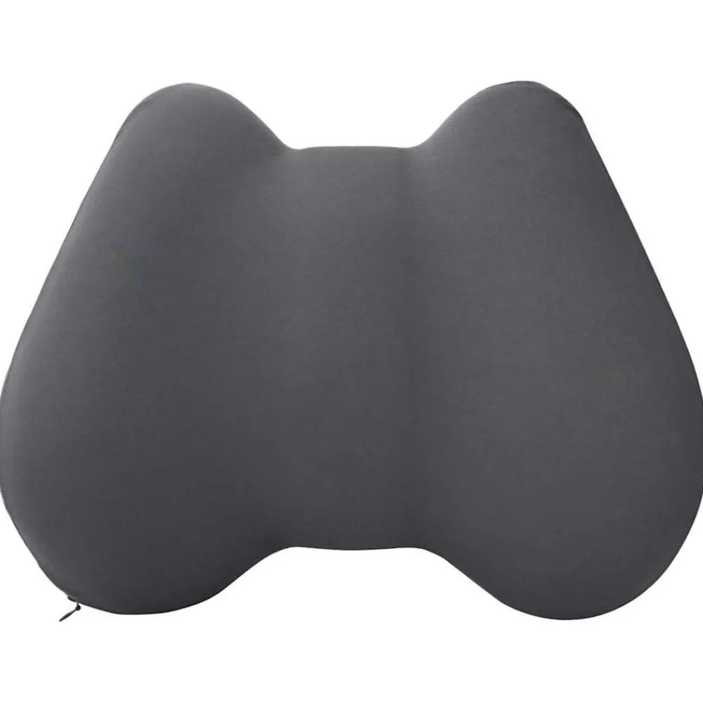 vidaXL Almohada lumbar Espuma Viscoelástica 40 x 32 x 14 cm Gris Sale