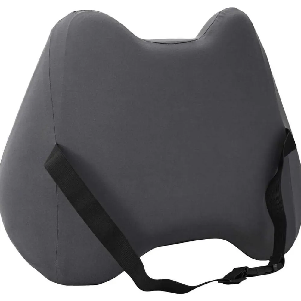 vidaXL Almohada lumbar Espuma Viscoelástica 40 x 32 x 14 cm Gris Sale