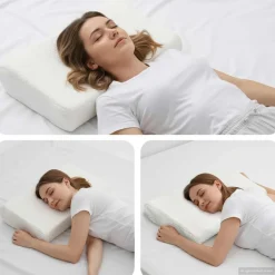 vidaXL Ropa De Casa-Almohada para dormir 60 x 37 x 12,5 cm Espuma Viscoelástica