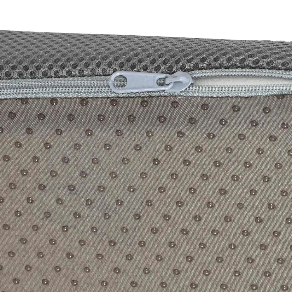 vidaXL Almohada para el asiento 39 x 38 x 8,5 cm Espuma PU Gris