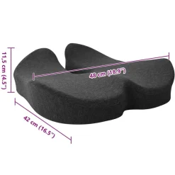 vidaXL Ropa De Casa-Almohada para el asiento 50 x 43 x 10 cm