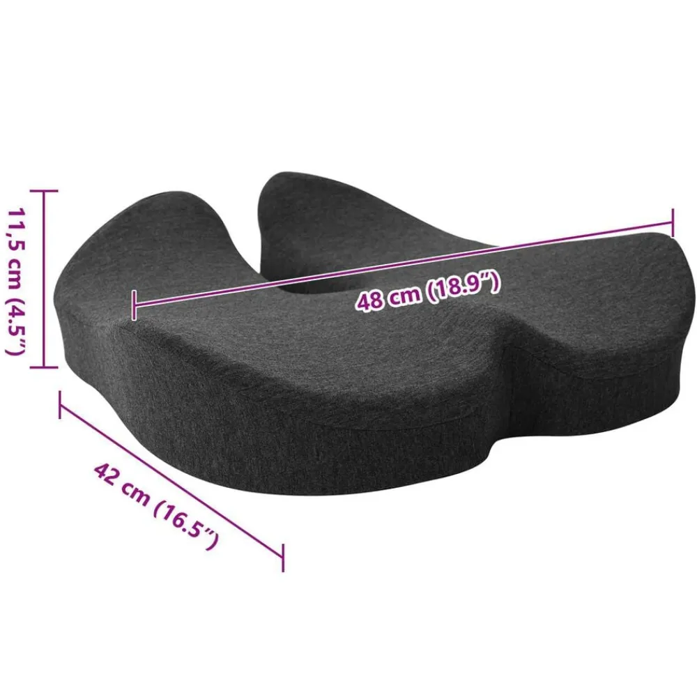 vidaXL Ropa De Casa-Almohada para el asiento 50 x 43 x 10 cm