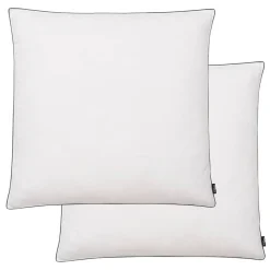 vidaXL Almohadas de plumón/plumas 80x80 cm blanco 2 unidades Clearance