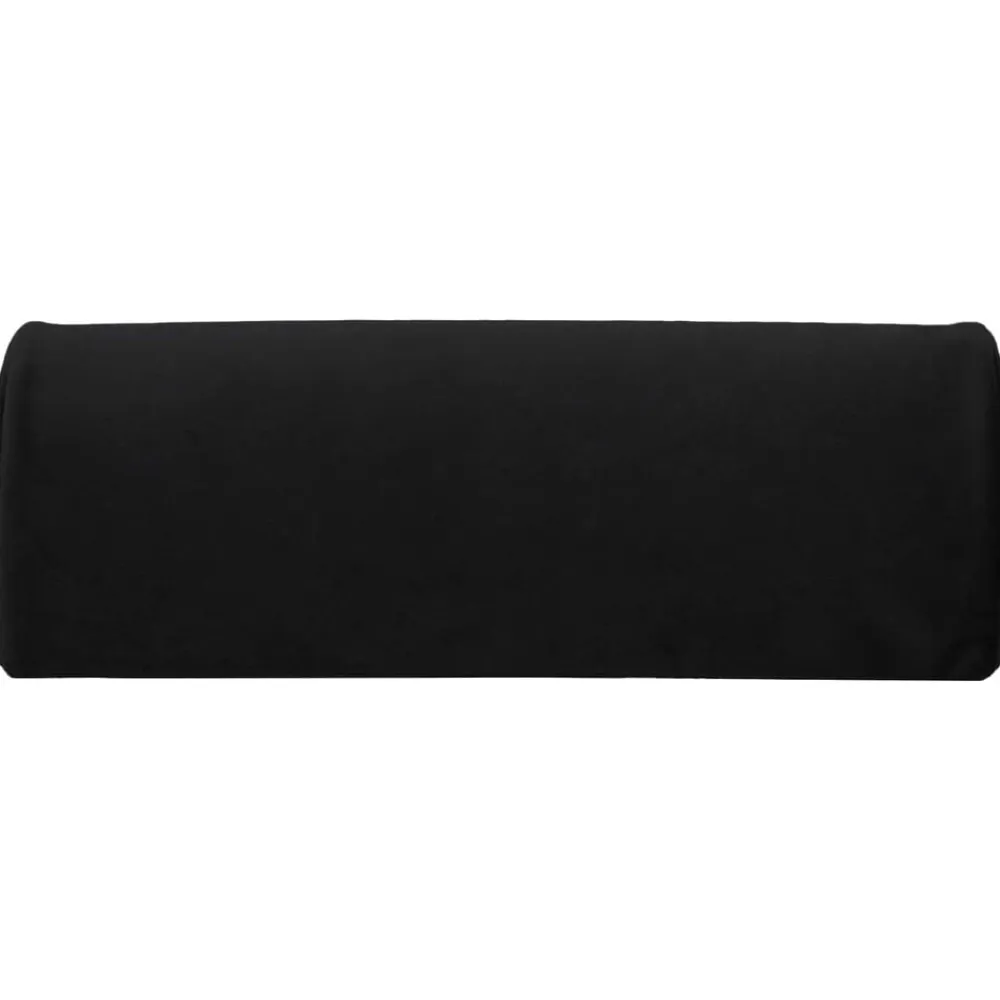vidaXL Almohadilla para pies Liso 42 x 18 x 13 cm Espuma PU Negro New