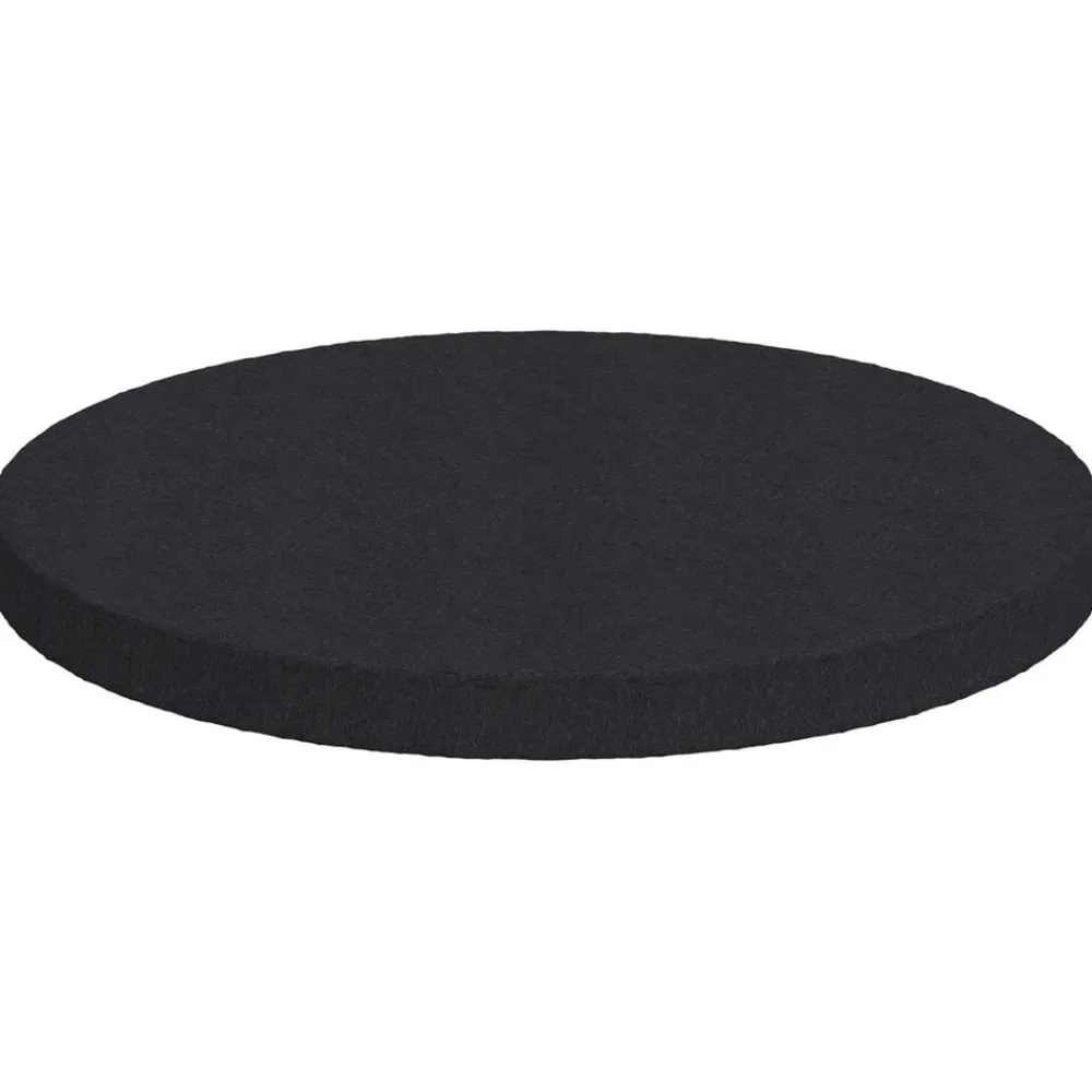 vidaXL Accesorios De Bricolaje-Almohadillas para Pies de Muebles 2 pcs Negro Ø 30 x 2 mm EVA