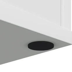 vidaXL Accesorios De Bricolaje-Almohadillas para Pies de Muebles 2 pcs Negro Ø 30 x 2 mm EVA