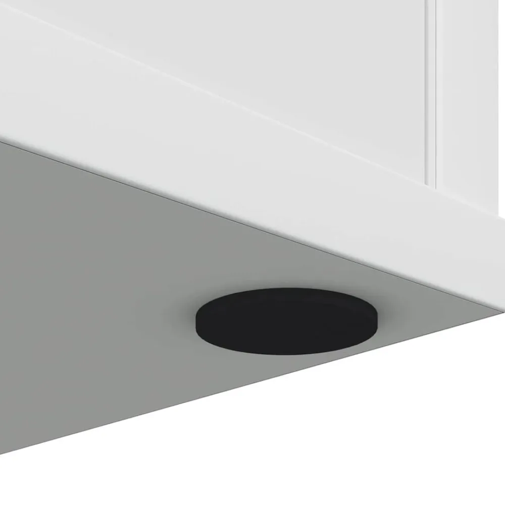 vidaXL Accesorios De Bricolaje-Almohadillas para Pies de Muebles 2 pcs Negro Ø 30 x 2 mm EVA