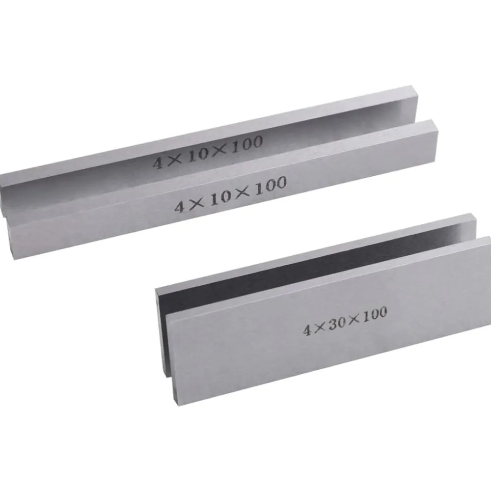 vidaXL Herramientas-Almohadillas paralelas 100 mm 18 piezas 10-42 mm