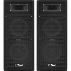 vidaXL Altavoces escenario profesional HiFi pasivos 2 uds 1000W negro Hot