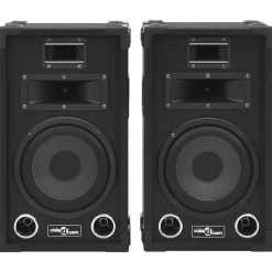 vidaXL Electrónica-Altavoces pasivos escenario profesional hifi 2 uds 800 W negro