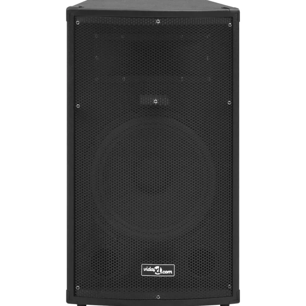 vidaXL Altavoces pasivos escenario profesional hifi 1000 W negro Clearance
