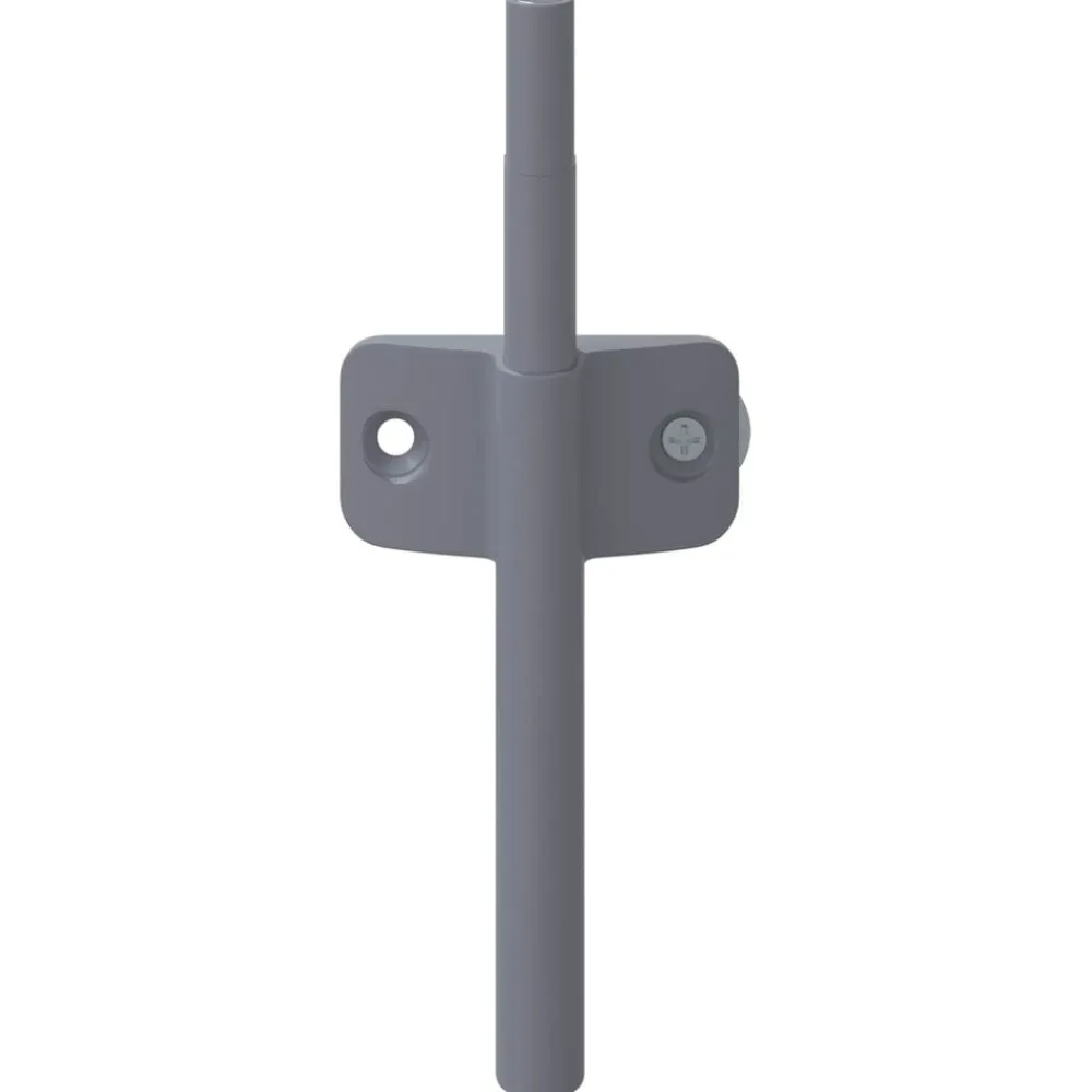 vidaXL Amortiguador de cierre suave 2 pcs Gris 125 x 47 x 15 mm PP