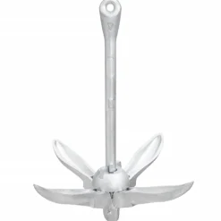 vidaXL Ancla plegable con cuerda hierro maleable plateado 2,5 kg Outlet