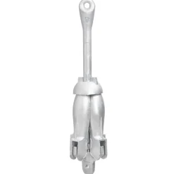vidaXL Ancla plegable con cuerda hierro maleable plateado 1,5 kg Sale