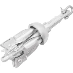 vidaXL Ancla plegable cuerda hierro fundido galvanizado plata 0,7 kg Outlet