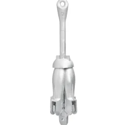 vidaXL Ancla plegable hierro maleable plateado 2,5 kg Hot