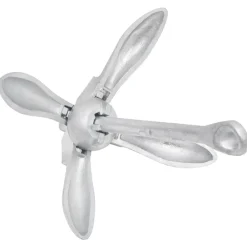 vidaXL Piezas Y Accesorios Para Vehículos-Ancla plegable hierro maleable plateado 1,5 kg
