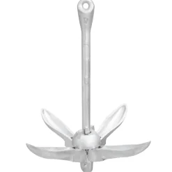 vidaXL Piezas Y Accesorios Para Vehículos-Ancla plegable hierro maleable plateado 6 kg