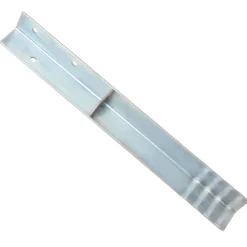 vidaXL Accesorios De Bricolaje-Anclaje de tierra forma de L 2 uds acero galvanizado 5x5x50 cm