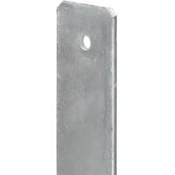 vidaXL Accesorios De Bricolaje-Anclajes de valla 6 uds acero galvanizado plateado 7x6x60 cm