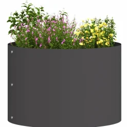 vidaXL Jardín-Anillo para maceta 30 x 30 x 20 cm Acero laminado en frío