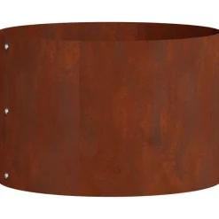 vidaXL Anillo para maceta Marrón 30 x 30 x 20 cm Acero autopatinable Acero oxidado Hot