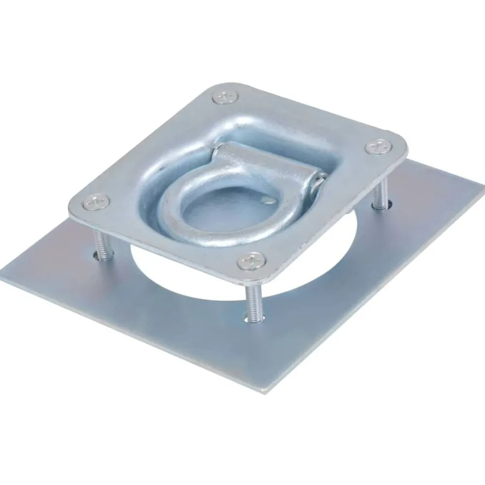 vidaXL Anillos de sujeción de tráiler 6 pzas acero galvanizado 2000kg Sale