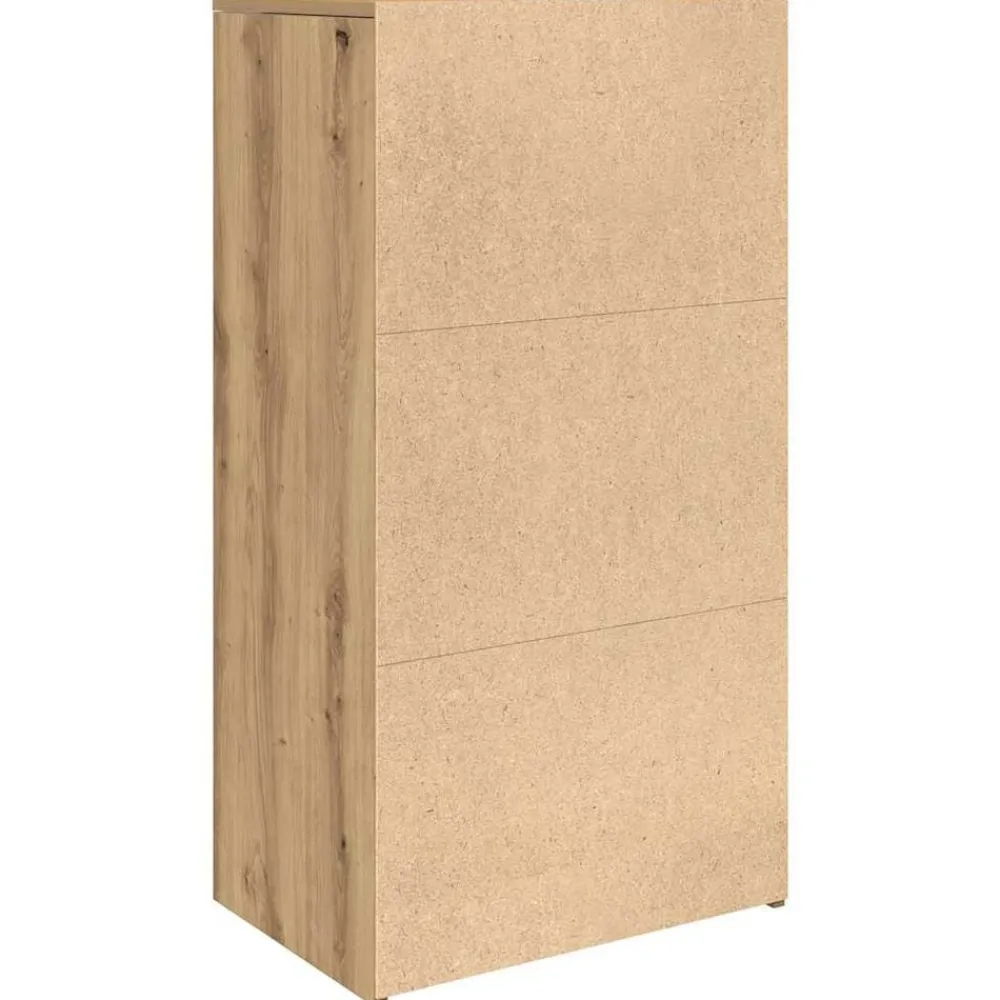 vidaXL Aparador 6 cajones contrachapada color 50x34x96 cm Roble artisan Outlet