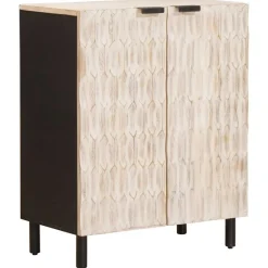 vidaXL Armarios Y Almacenamiento-Aparador 3 pcs Acabado de Lavado 180 x 33 x 75 cm
