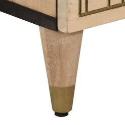 vidaXL Aparador 2 piezas madera maciza de mango 60x33x75 cm Online