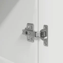 vidaXL Aparador alto 37,5x35x180 cm madera de ingeniería Blanco Discount
