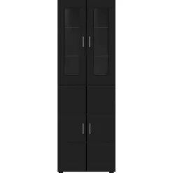 vidaXL Conjuntos De Muebles-Aparador alto con estante FLORIN 60 x 35 x 182 cm