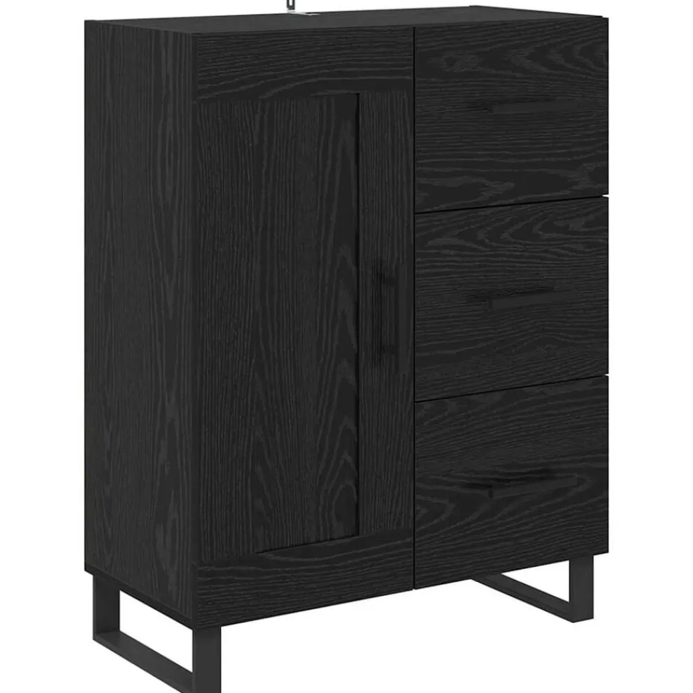 vidaXL Armarios Y Almacenamiento-Aparador alto con cajón 69,5 x 34 x 180 cm