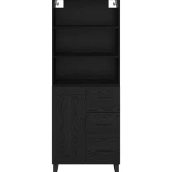 vidaXL Armarios Y Almacenamiento-Aparador alto con cajón 69,5 x 34 x 180 cm