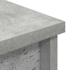 vidaXL Aparador alto gris hormigón 37,5x35x180 cm madera de ingeniería Gris hormigón Clearance